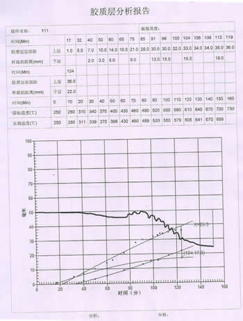 膠質(zhì)層打印報告B